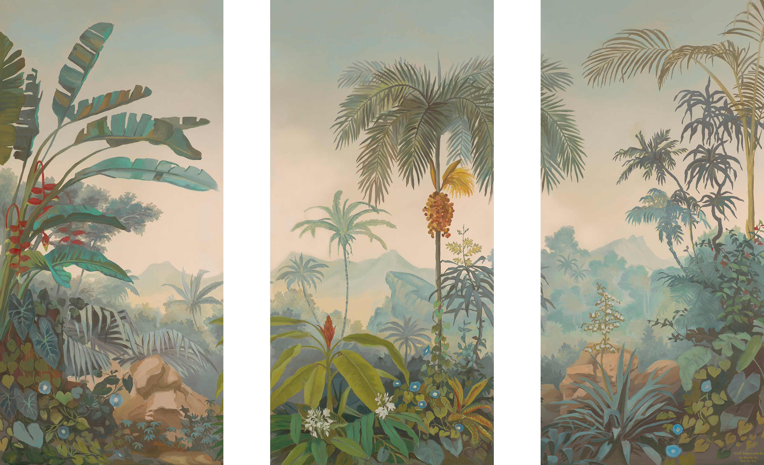 triptyque Tsilaosa couleurs