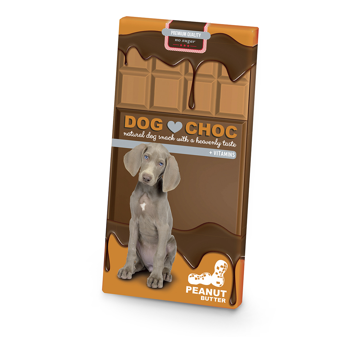 dog choc cacahuète