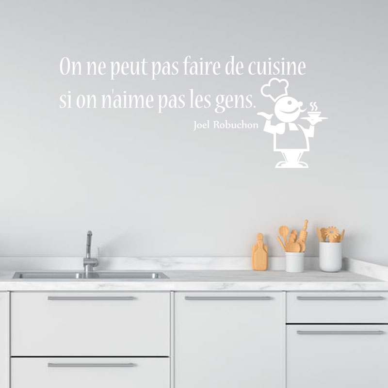 Sticker citation Faire cuisine - Stickers Cuisine - artsdeszifs