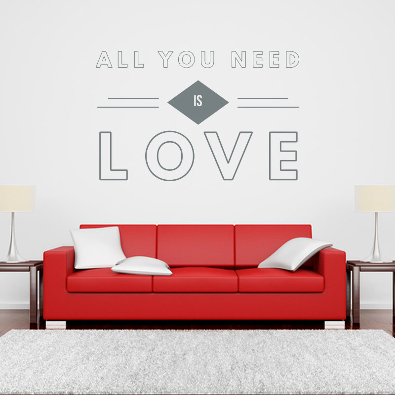 sticker-all-you-need-is-love-gris