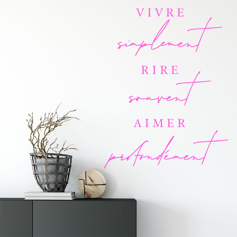 sticker-citation-vivre-rire-aimer-couleur-couleur-rose