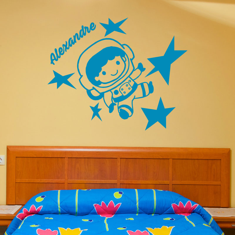 sticker-prenoms-astronaute-bleu
