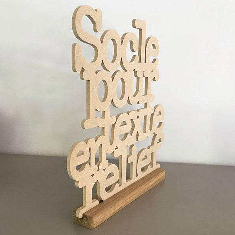 socle-pour-texte-3d-mdf