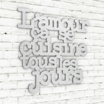 Citation-cursive-murale-amour-cuisine-alu-brossé