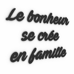 décoration-murale-métal-alu-noir-citation-bonheur-en-famille-profil