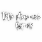 décoration-murale-métal-alu-blanc-phrase-citation-personnalisée-8-mots-typo-southmore-profil