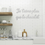 décoration-murale-métal-alu-brossé-citation-chocolat