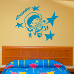 sticker-prenom-personnalisé-astronaute-bleu