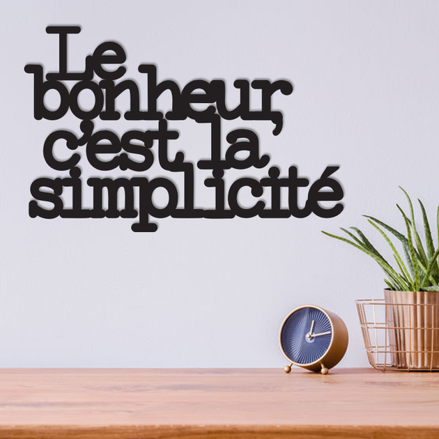 Sticker citation positive Parfum du bonheur - artsdeszifs