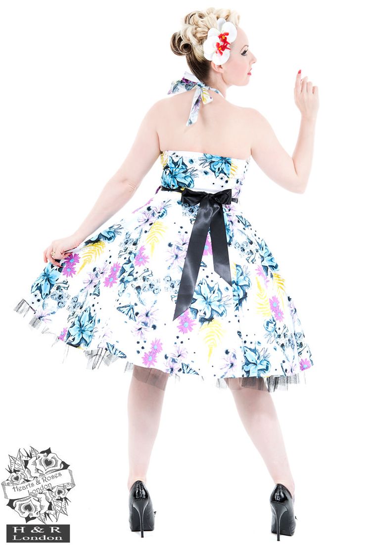 HH6564Bb_robe-pin-up-retro-50-s-rockabilly-swing-blue-butterfly