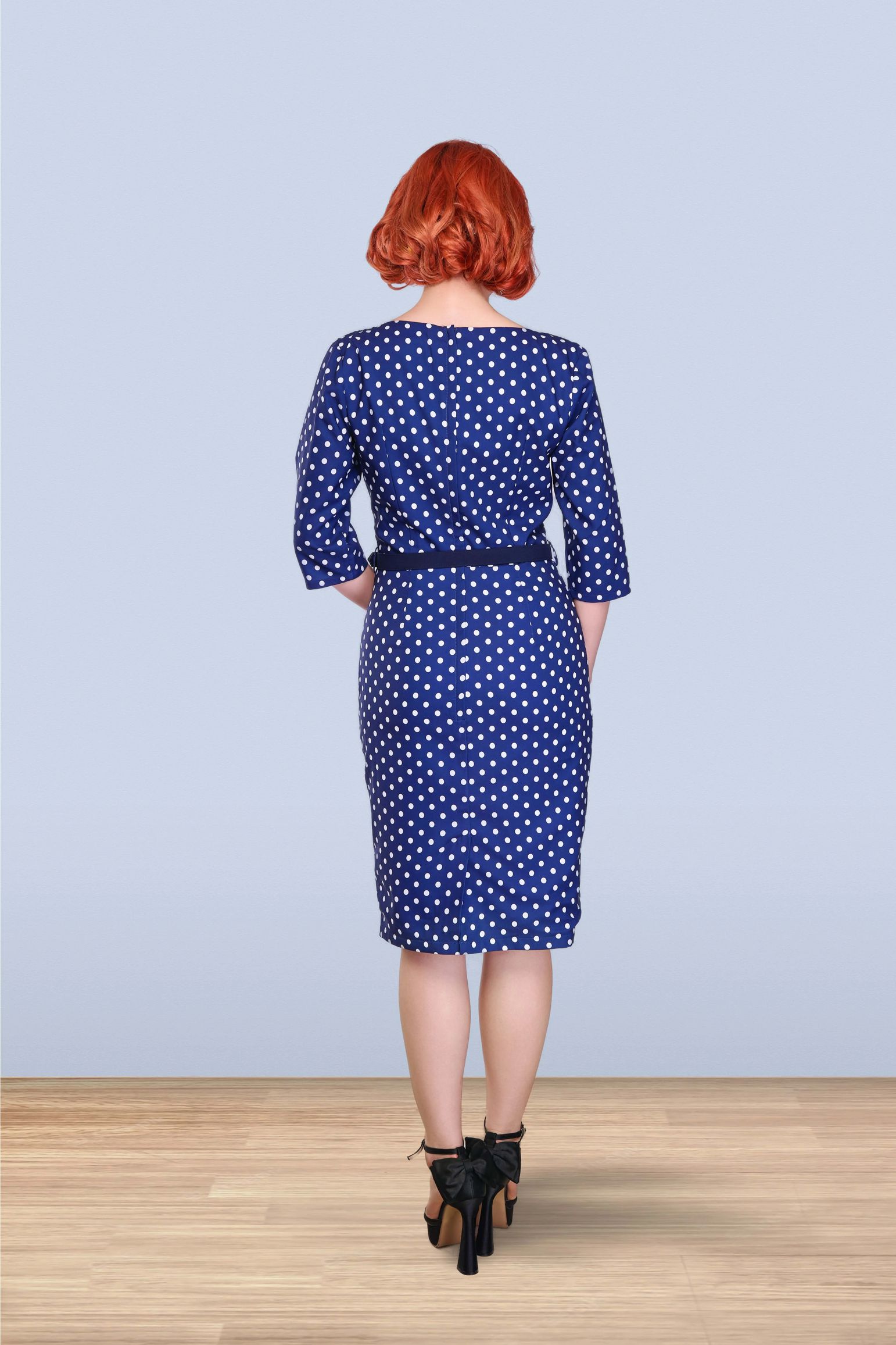 Robe Crayon Rockabilly Retro Pin-Up 50's Lindy Bop Patty Polka