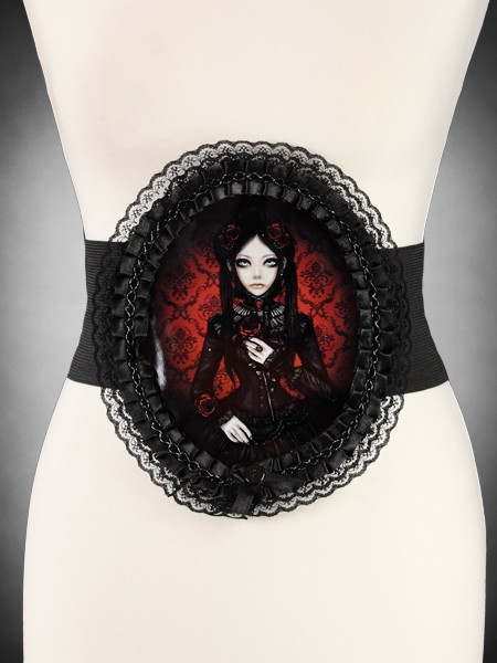 regotrdol_ceinture_gothique_victorien_elastique_medaillon_gothic_doll