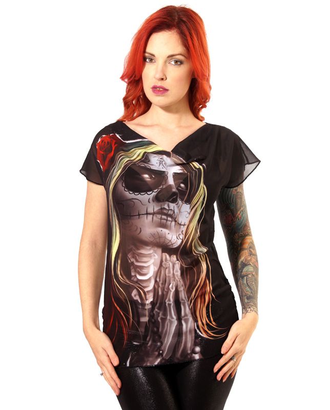 licf006_top-tee-shirt-rockabilly-pin-up-glam-rock-sugar-skull-faith