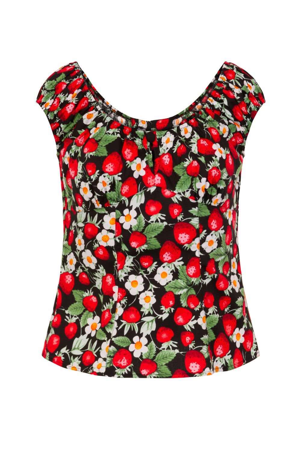 ps6632bb_top-tee-shirt-rockabilly-pin-up-retro-50-s-strawberry-sundae