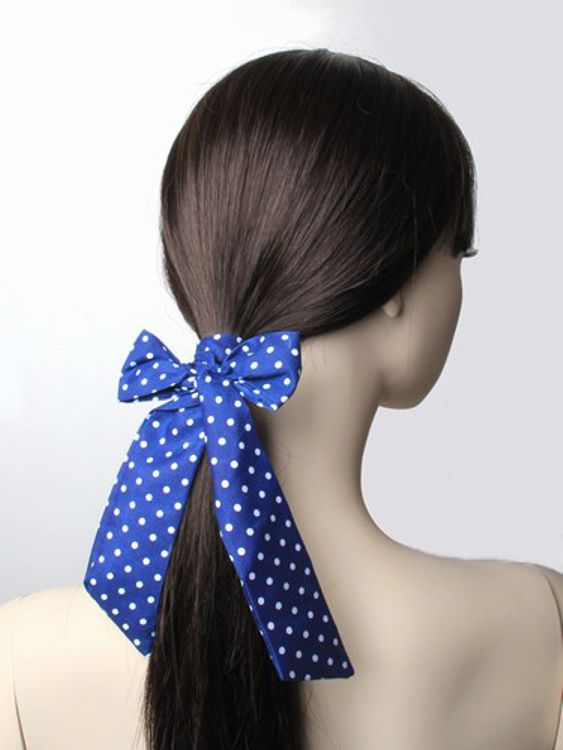 Jingyuu bandeaux pour les femmes Bandeau en Motif à Pois Noir et Blanc Ceinture de Cheveux en Style Rétro Ruban Cheveux Accessoires pour Femme 