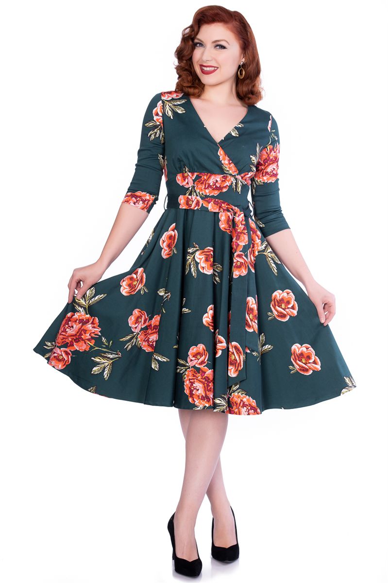 Robe Timeless Rockabilly Retro Pin Up 40 S 50 S Glamour Madison Vêtements Robe Belldandy