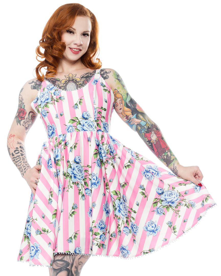 spdr399_robe-pin-up-rockabilly-retro-carousel-roses-sweets