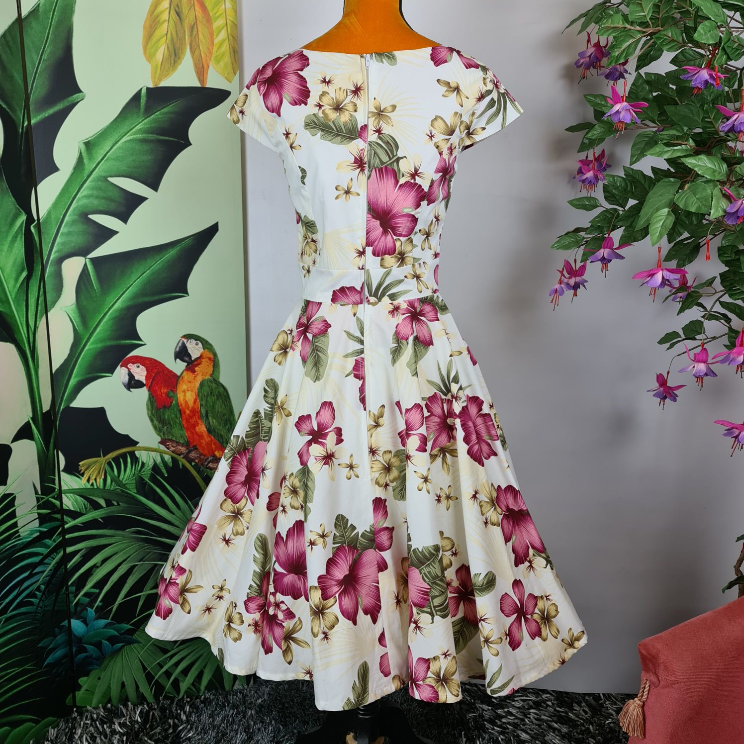 BEDR002bbbb_Robe_Pinup_Retro_50s_Rockabilly_swing-Tropical-aloha
