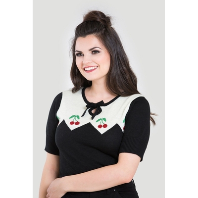 Pull Jumper Rétro Pinup Rockabilly Hell Bunny Cherie