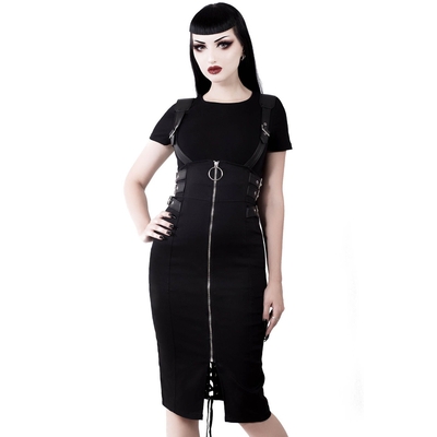 Jupe Crayon Killstar Gothique Punk Rock Tempest Noir