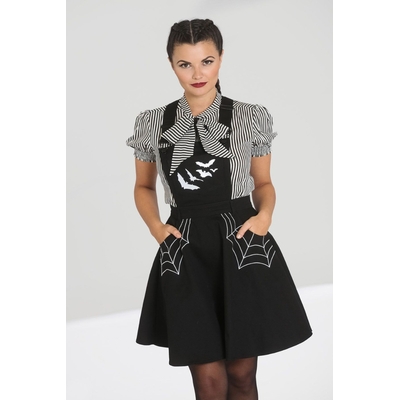 Robe Salopette Hell Bunny  Pin-Up Rockabilly Gothabilly Pinafore Miss Muffet