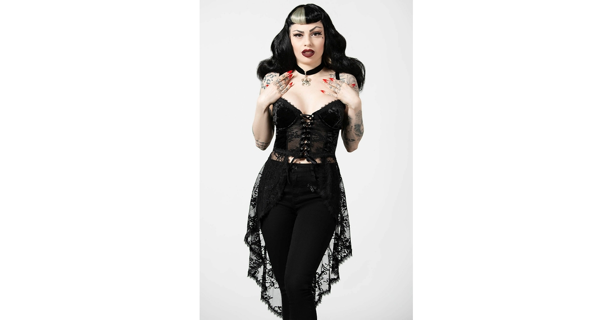 Top Bustier Corset Killstar Gothique Glam Rock Vampire Bait -  Vêtements/Chemisier Pull Tee-Shirt - belldandy