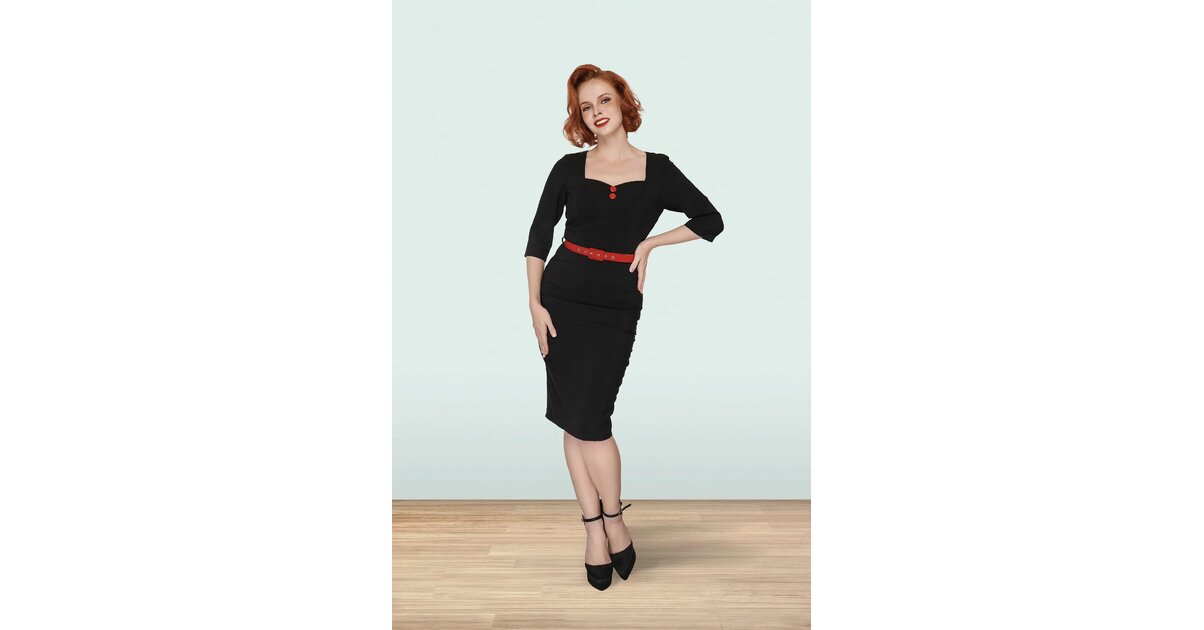 Robe Péplum Crayon Per Una M&S Taille 8 - Style Années 50 Pin-Up, Neuf Sans Étiquettes