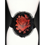regotrozr_ceinture_gothique_victorien_elastique_medaillon_fleur
