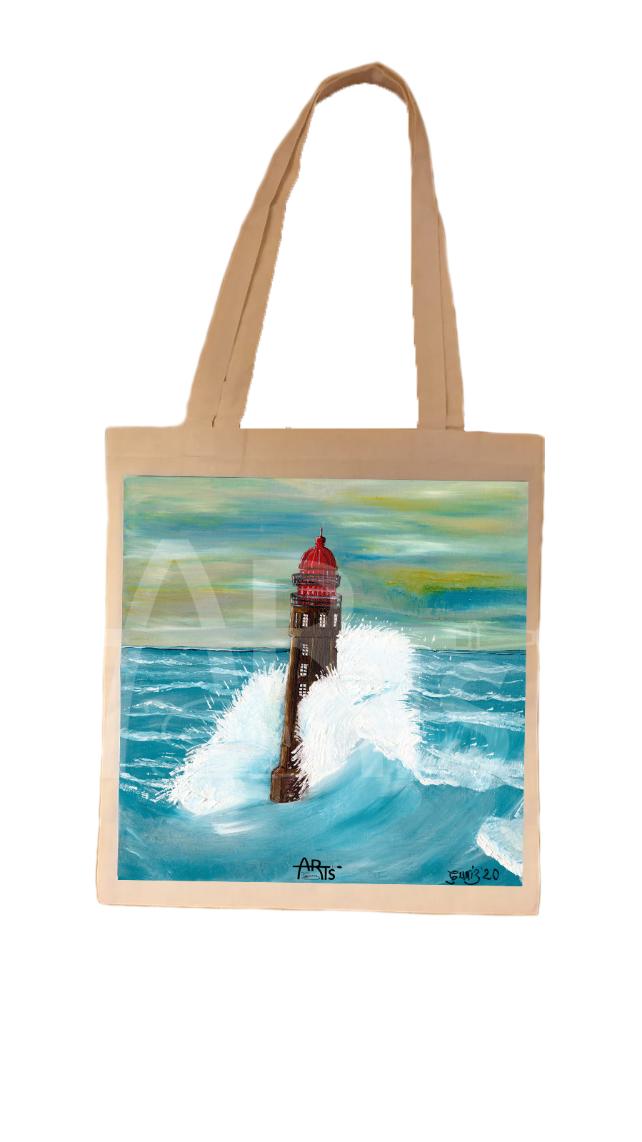 sac tote bag guniz arts phare