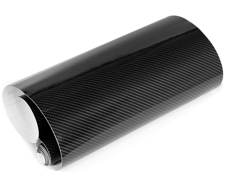 Un rouleau 5D Fibre Carbone Film Autocollant Sticker Vinyle Adhesif Voiture  Auto Noir 30x152cm - Cdiscount Beaux-Arts et Loisirs créatifs