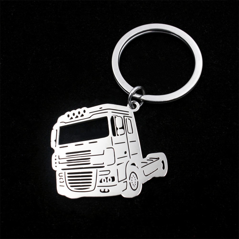 Porte-cl-s-Big-Truck-en-acier-inoxydable-pour-hommes-Cool-Boy-porte-cl-s-de