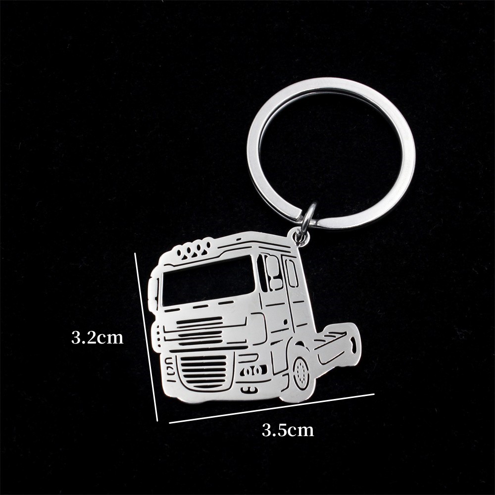 Porte-cl-s-Big-Truck-en-acier-inoxydable-pour-hommes-Cool-Boy-porte-cl-s-de