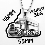 Colliers-pendentif-en-acier-inoxydable-pour-hommes-et-femmes-conducteur-de-camion-bijoux-de-motard-accessoires