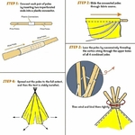 1-35-1-65m-Portable-enfants-tentes-jouer-maison-enfants-coton-toile-indien-jouer-tente-Wigwam