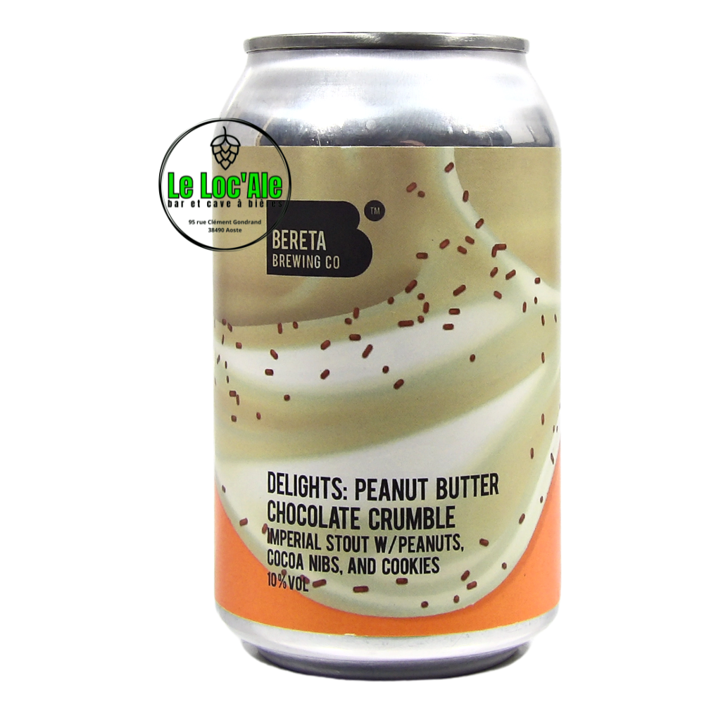 Bereta - Delights  Peanut Butter Chocolate Crumble - 33cl