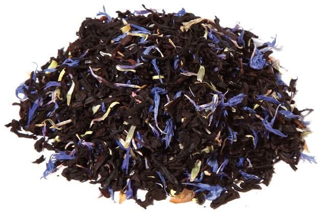 thé noir Earl Grey Fleurs bleues