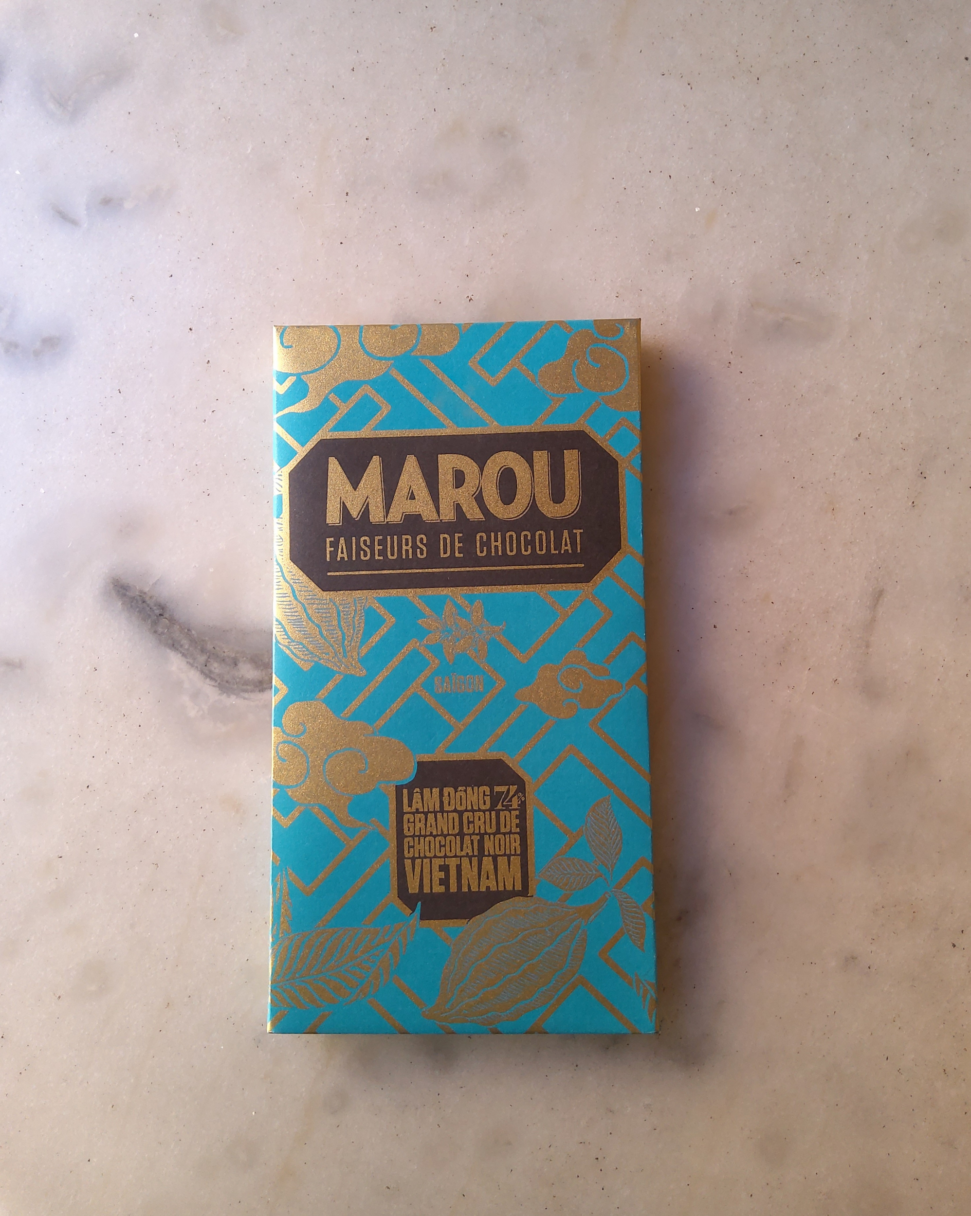 Chocolat Marou 74%Lâm Dõng