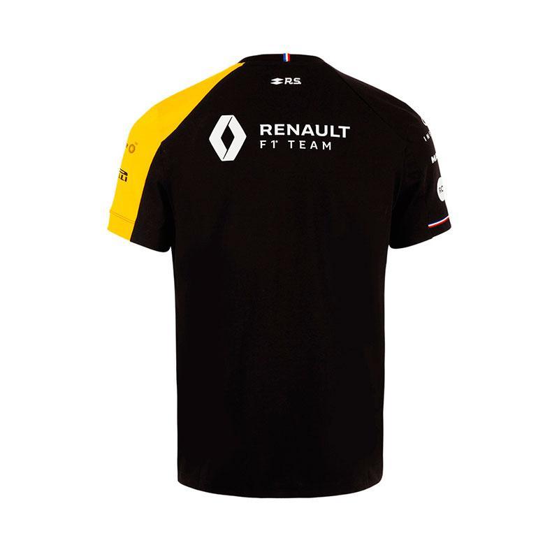 T-shirt homme Renault F1 Team 2019 noir vue dos