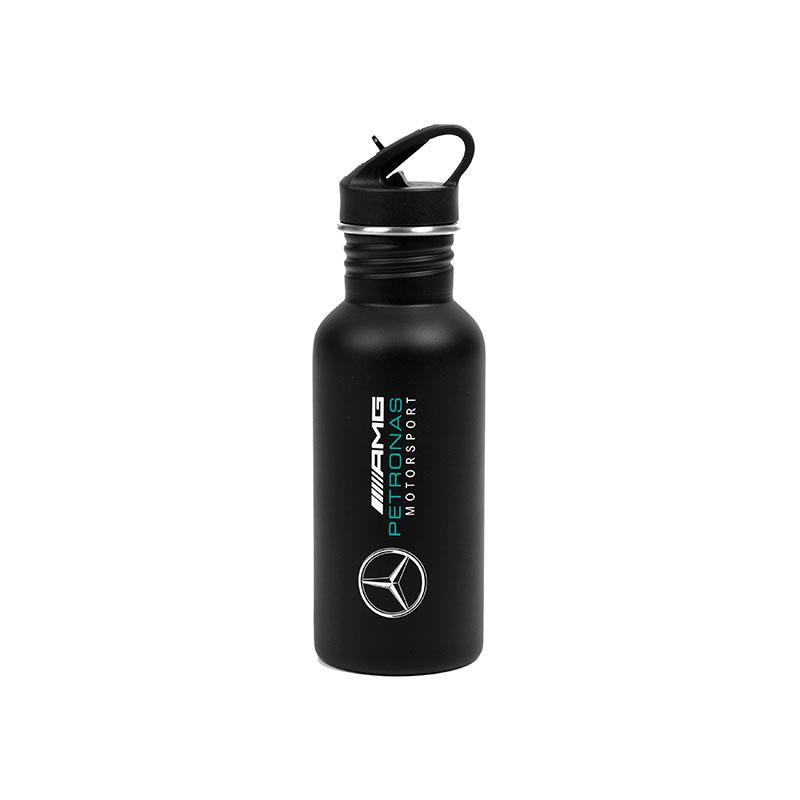 Bouteille de sport Mercedes AMG Petronas noir vue face