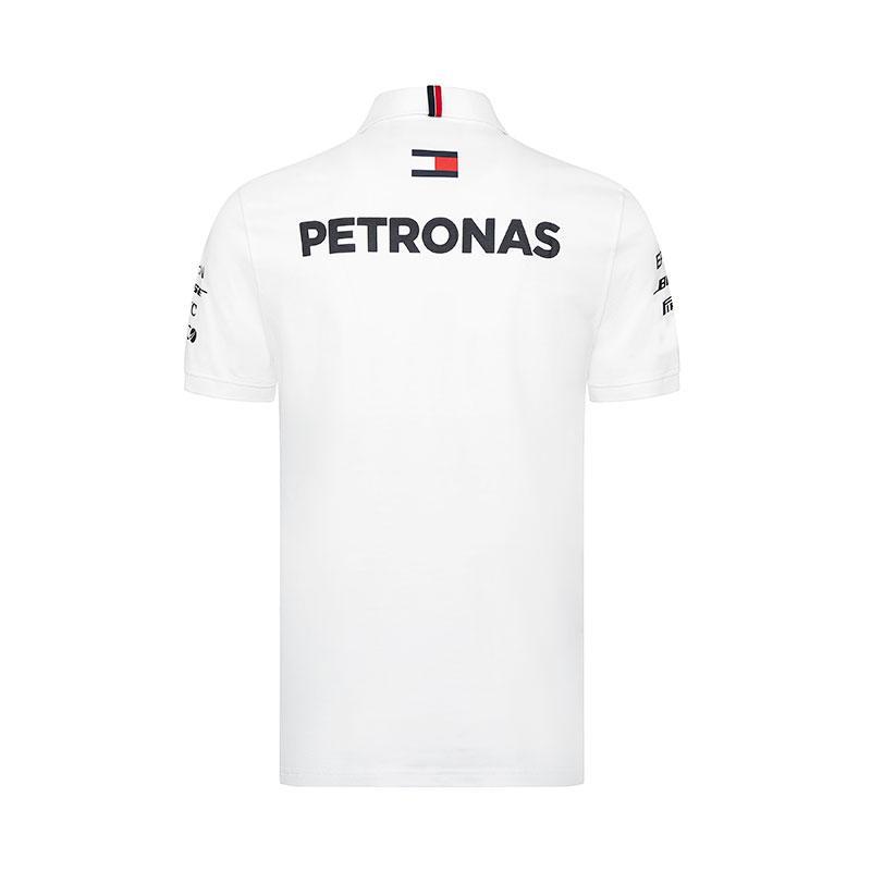 Polo Mercedes AMG Petronas Team blanc vue dos