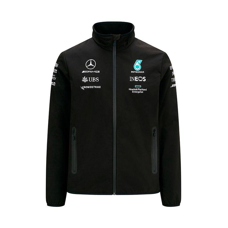 Veste softshell homme Mercedes AMG Petronas 2021 noir vue devant