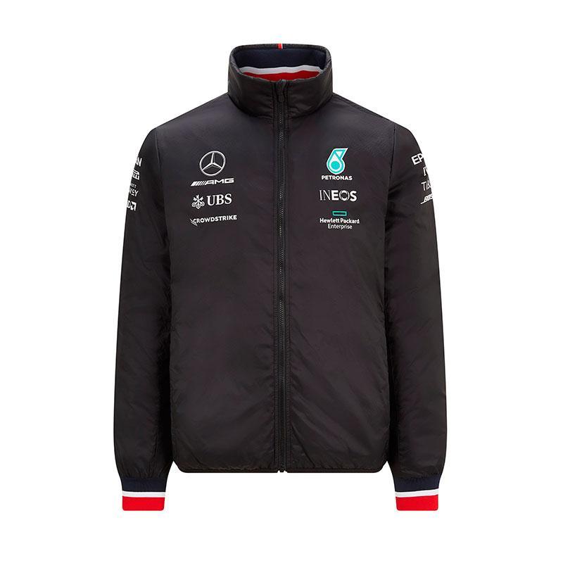 Veste légère Mercedes AMG Petronas 2021 noir vue devant