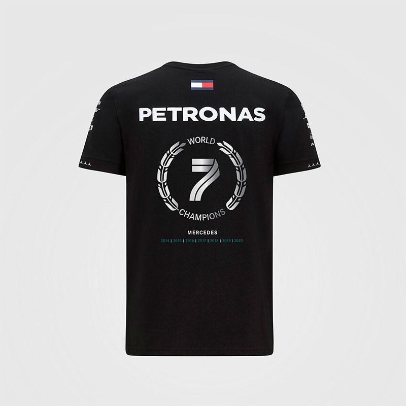 T-shirt Mercedes AMG Petronas Champion Constructeur F1 2020 noir vue dos