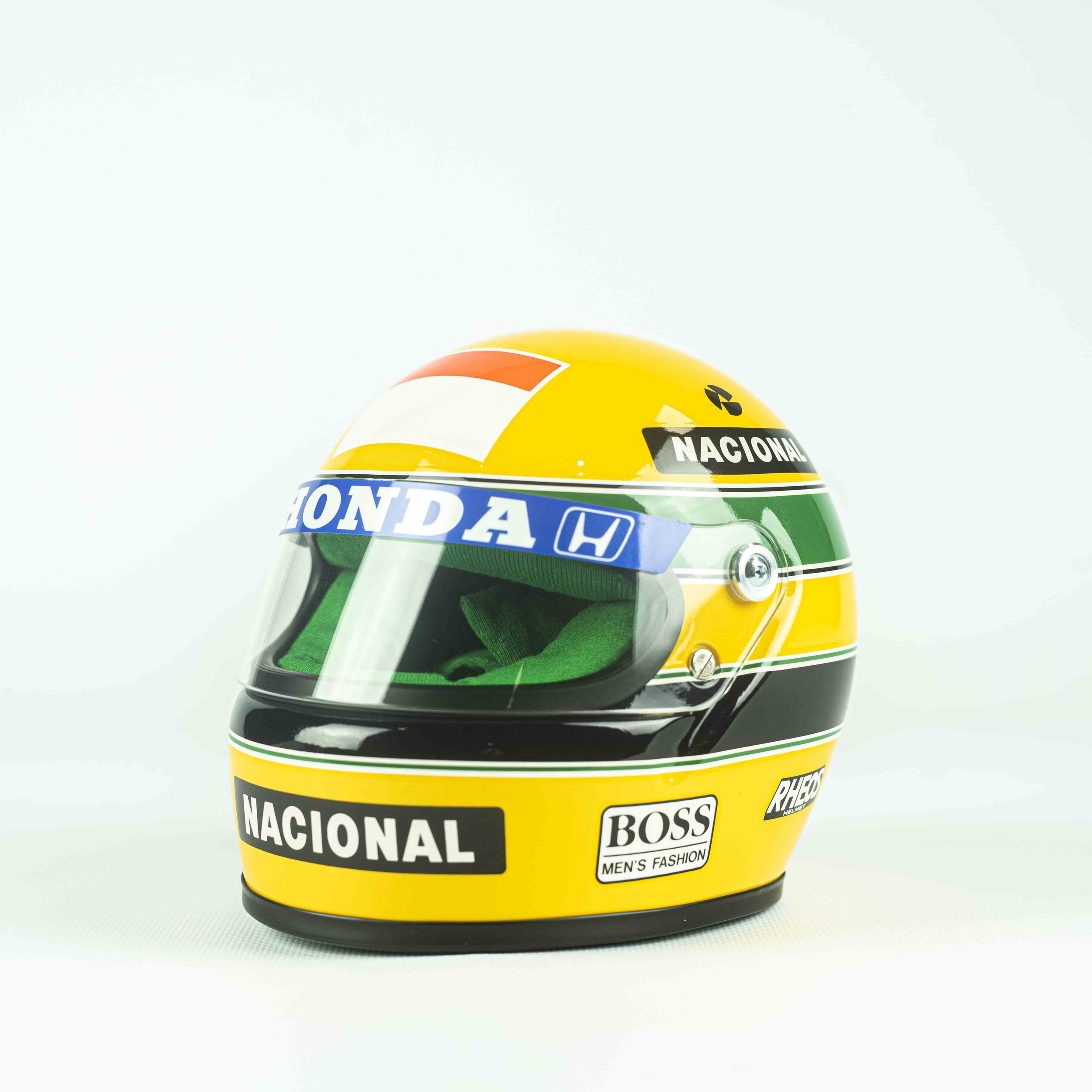 Mini Casque 1990 Ayrton Senna