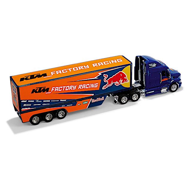 Camion miniature KTM Red Bull Racing Team taille 1 sur 32 vue côté droite
