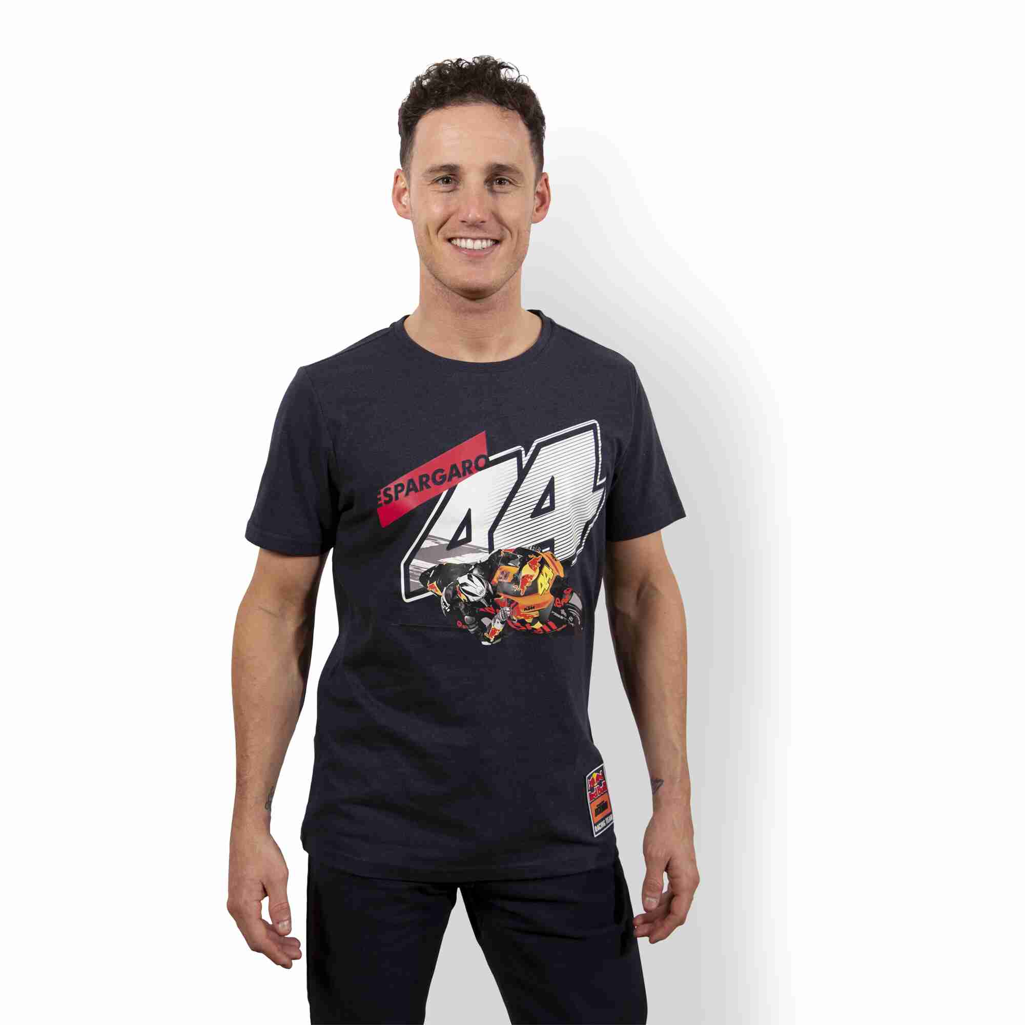 T-shirt homme KTM Red Bull Pol Espargaro 44 bleu marine