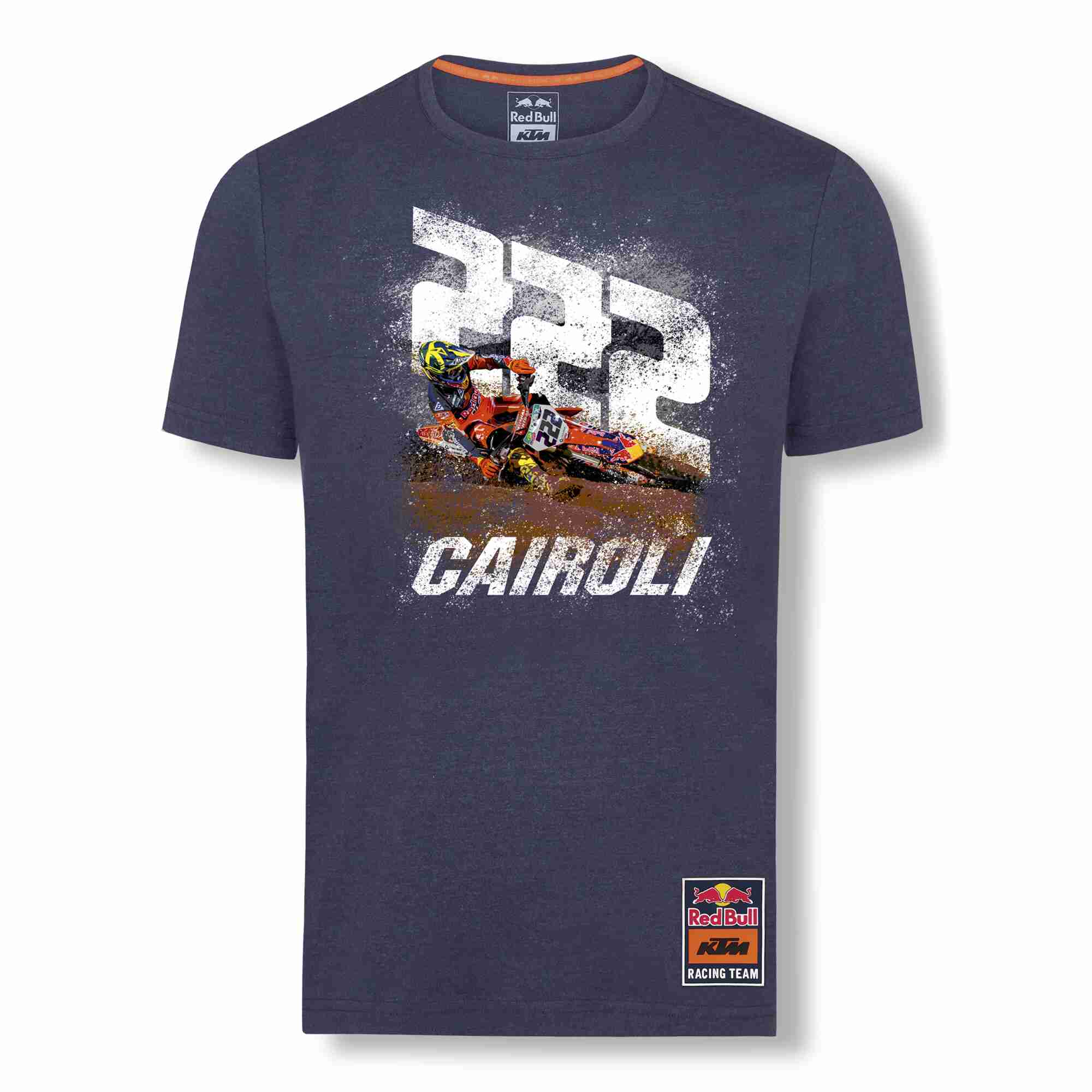 T-shirt homme KTM Red Bull Antonio Cairoli 222 bleu marine
