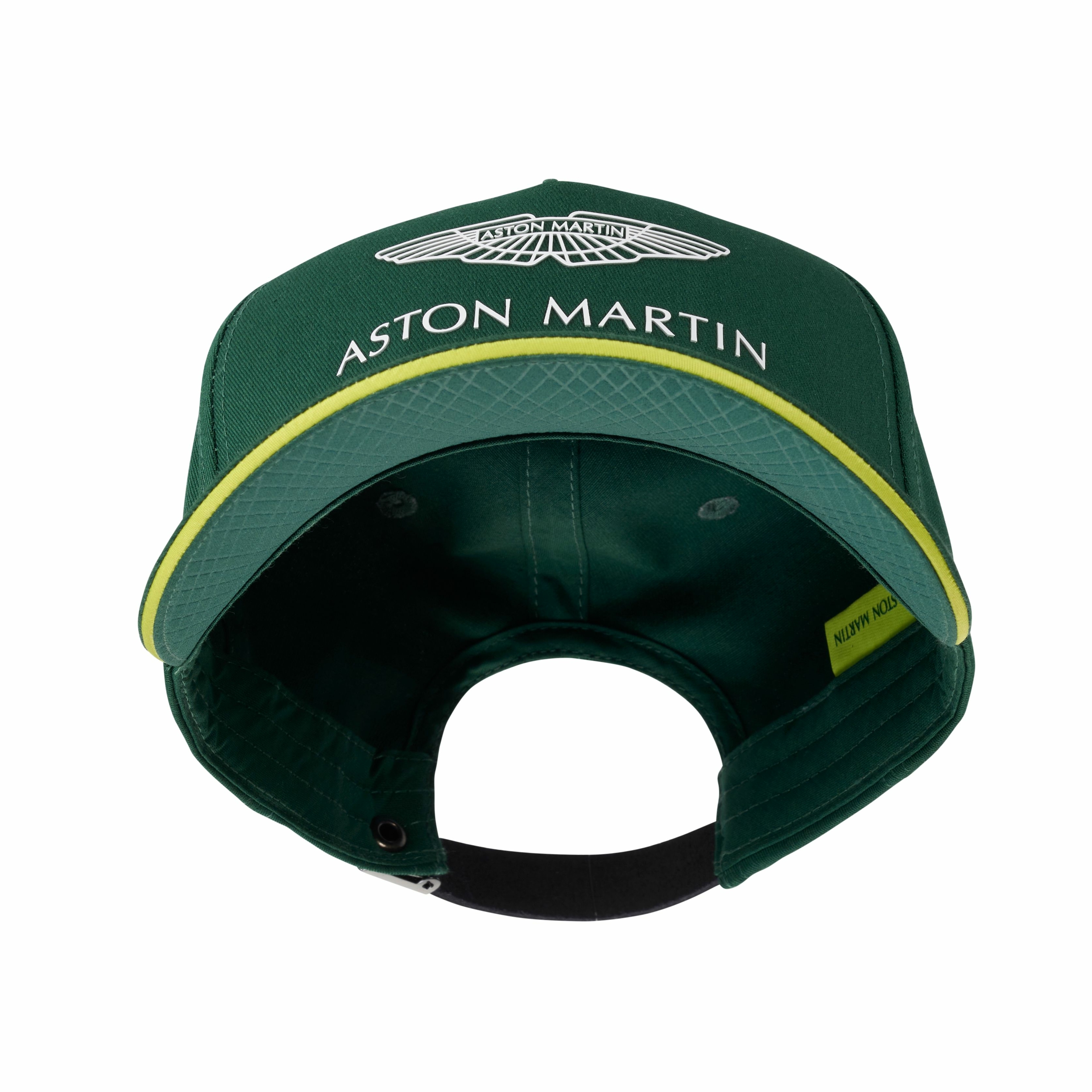 Casquette enfant Aston Martin F1 vert vue intérieure