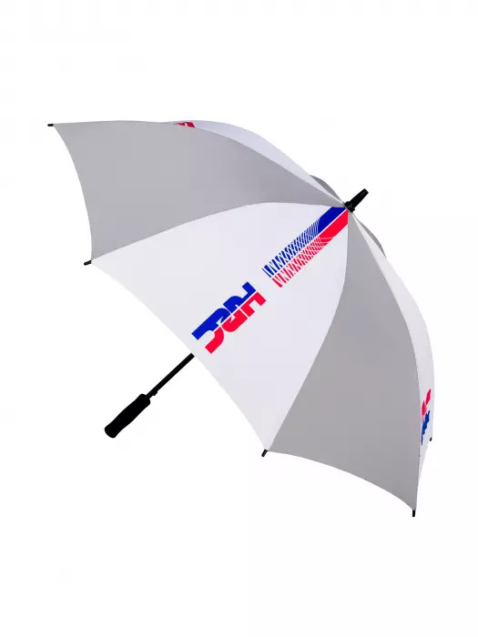 Parapluie golf Honda HRC blanc gris vue ouverte