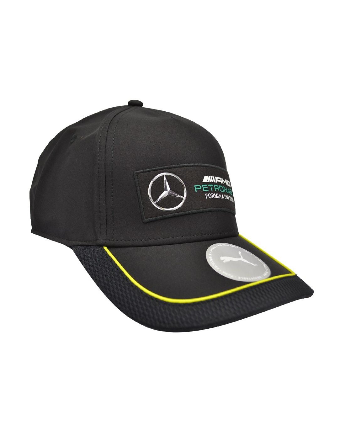 Casquette Mercedes AMG Petronas Team noir vue profil droite